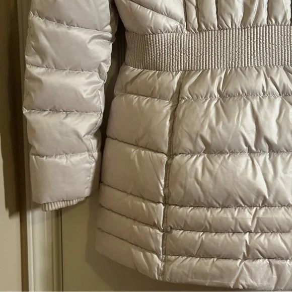 Laundry by Design Ivory Puffer Jacket with Faux Fur - Picture 8 of 12